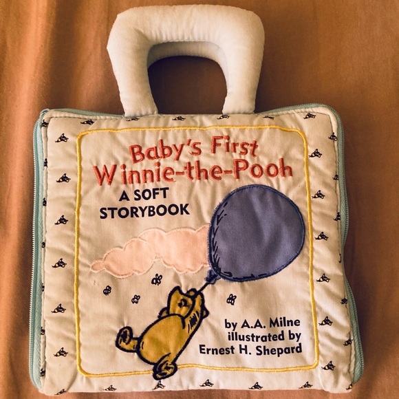 Winnie the Pooh Fabric Zip-Up Storybook - Picture 1 of 7